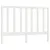 Produktbild 2 för Sänggavel vit 141x4x100 cm massiv furu