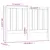 Produktbild 6 för Sänggavel svart 156x4x100 cm massiv furu