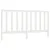 Produktbild 2 för Sänggavel vit 206x4x100 cm massiv furu