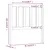 Produktbild 6 för Sänggavel svart 81x4x100 cm massiv furu