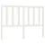Produktbild 2 för Sänggavel vit 156x4x100 cm massiv furu
