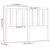 Produktbild 6 för Sänggavel vit 156x4x100 cm massiv furu