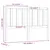 Produktbild 6 för Sänggavel 166x4x100 cm massiv furu