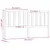 Produktbild 6 för Sänggavel honungsbrun 186x4x100 cm massiv furu