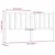 Produktbild 6 för Sänggavel 206x4x100 cm massiv furu