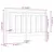 Produktbild 6 för Sänggavel svart 141x4x100 cm massiv furu
