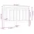 Produktbild 6 för Sänggavel honungsbrun 156x4x100 cm massiv furu