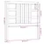 Produktbild 6 för Sänggavel honungsbrun 106x4x100 cm massiv furu