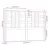 Produktbild 6 för Sänggavel vit 141x4x100 cm massiv furu