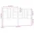 Produktbild 6 för Sänggavel vit 186x4x100 cm massiv furu