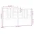 Produktbild 6 för Sänggavel svart 206x4x100 cm massiv furu