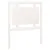 Produktbild 2 för Sänggavel vit 80,5x4x100 cm massiv furu