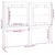 Produktbild 6 för Sänggavel svart 206x4x100 cm massiv furu