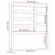 Produktbild 6 för Sänggavel honungsbrun 106x4x104 cm massiv furu