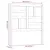 Produktbild 6 för Sänggavel vit 96x4x104 cm massiv furu