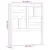 Produktbild 6 för Sänggavel 106x4x104 cm massiv furu