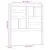 Produktbild 6 för Sänggavel honungsbrun 106x4x104 cm massiv furu