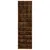 Produktbild 4 för Skoställ rökfärgad ek 54x34x183 cm konstruerat trä