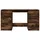 Skrivbord rökfärgad ek 140x50x77 cm konstruerat trä