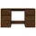 Skrivbord brun ek 140x50x77 cm konstruerat trä