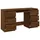 Skrivbord brun ek 140x50x77 cm konstruerat trä