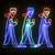 Produktbild 3 för Kungliga figurer ljusslinga med 504 LEDs 99,5x45,5 cm