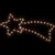 Produktbild 3 för Julstjärna komet-figur med 48 LED varmvit 65x28 cm