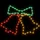 Juldekoration klock-figur med 72 LEDs 50x56 cm