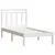 Produktbild 3 för Sängram massiv furu 90x190 cm vit