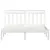 Produktbild 4 för Sängram massiv furu 135x190 cm vit