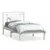 Produktbild 2 för Sängram vit massiv furu 90x200 cm