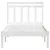 Produktbild 4 för Sängram vit massiv furu 90x200 cm