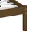 Produktbild 7 för Sängram honungsbrun massiv furu 100x200 cm