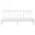 Produktbild 4 för Sängram vit massiv furu 160x200 cm