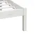 Produktbild 7 för Sängram vit massiv furu 160x200 cm