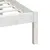 Produktbild 7 för Sängram vit massiv furu 200x200 cm