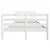 Produktbild 4 för Sängram massiv furu 120x190 cm vit