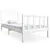 Produktbild 2 för Sängram massiv furu 90x190 cm vit