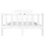 Produktbild 4 för Sängram massiv furu 135x190 cm vit