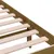Produktbild 6 för Sängram honungsbrun massivt trä 100x200 cm