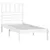 Produktbild 3 för Sängram 90x190 cm massiv furu vit