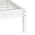 Produktbild 7 för Sängram vit massiv furu 140x190 cm