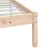 Produktbild 7 för Sängram massiv furu 100x200 cm enkelsäng