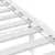 Produktbild 6 för Sängram vit 150x200 cm King Size massiv furu