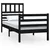 Produktbild 2 för Sängram massiv furu 90x190 cm svart