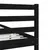 Produktbild 7 för Sängram massiv furu 90x190 cm svart