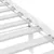 Produktbild 6 för Sängram vit massivt trä 90x200 cm enkelsäng