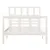 Produktbild 4 för Sängram massiv furu 90x190 cm vit