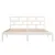 Produktbild 4 för Sängram massiv furu 120x190 cm vit