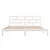 Produktbild 4 för Sängram vit massiv furu 140x190 cm